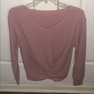 Shein twist front sweater size Xl-runs small
